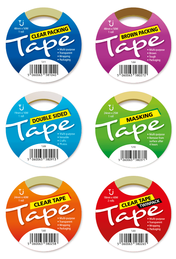 TJ Tapes Packaging